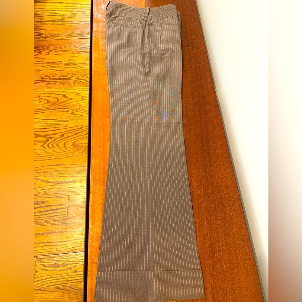 Wide legged Banana Republic pinstripe pants, size 2